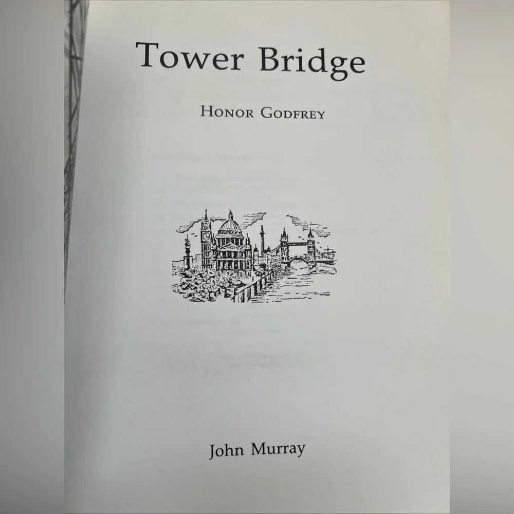 Tower Bridge by Honor Godfrey 1989 Soft Cover England History